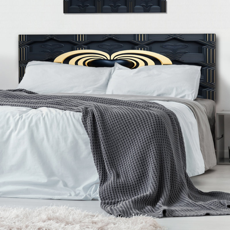 Lindenwold - Romantic Abstract Upholstery Panel Headboard, Grand