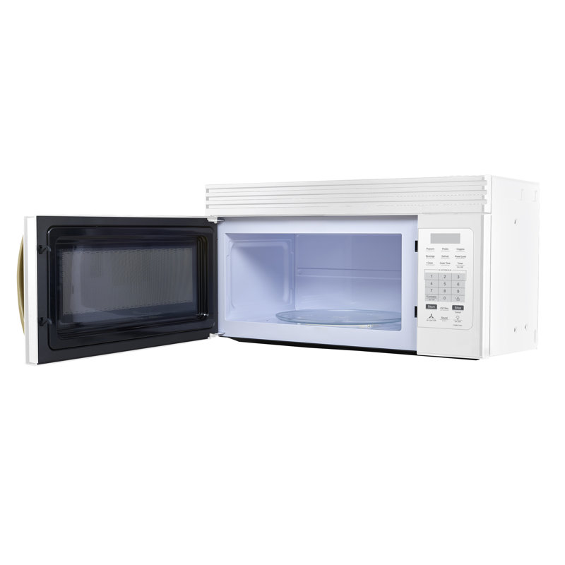 Four à micro-ondes à hotte intégrée 30 po Forno Scalo, blanc - 1,6 pi³, évent convertible 300 pi³ / min