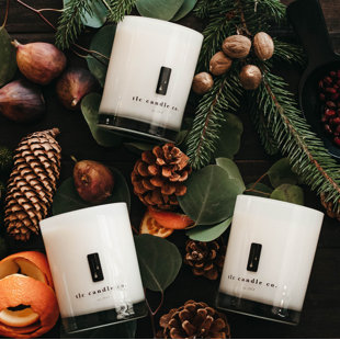 Bougie parfumée par le feu