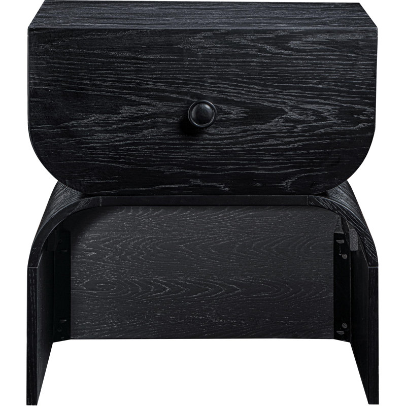 Table de chevet Karrina, Noir
