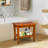 Antarious 20.1'' W Teak Shower Bench with Storage Shelf for Inside Shower Bathroom