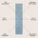 Wolcott Modern Minimalist Pinstripe High-Low Blue/White Rug
