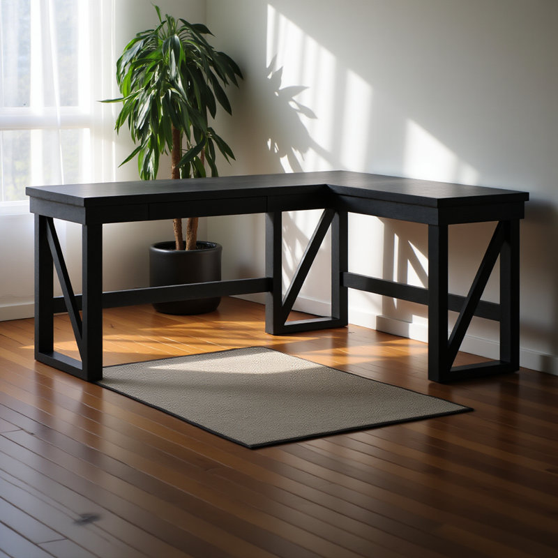 Bureau relevable en L