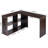 Hanlontown L-Shaped Metal Base Writing Desk-2071814527