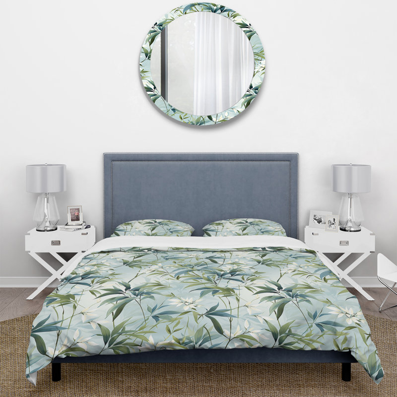 Ensemble de housse de couette Bamboo Tranquility, Housse de couette pour très grand lit et 2 très