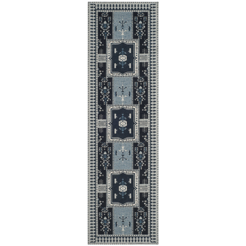 Estep Performance Geometric Rug, Runner 2'3" x 8'