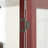 Adjustable Shelf Curio Show, Cherry, Lights, Mirrored Back Cabinet With Back, Unit-691291801