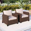 Chaise de patio avec coussins Argyri-86710855