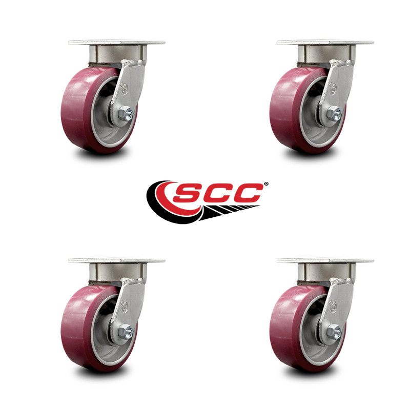 Roulettes pivotantes Kingpinless