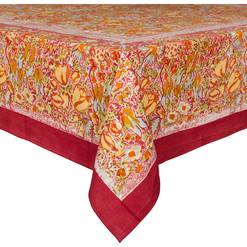 Jardine Tablecloth, 128" W x 71" L