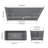 65" x 30" Freestanding Terrazzo Tub Solid Surface Soaking Bathtub