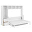 Grand lit escamotable avec placard et tiroirs-807873893