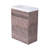 15.75 In. W X 8.66 In. D X 21.67 In. H Single Sink Wall Mounted Bath Vanity In Oak With White Basin-1650873054