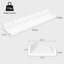 Tablettes flottantes blanches de 35,4 po Bomeda-1632677291-1621388298