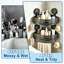 Aluminum Wall Bathroom Shelves