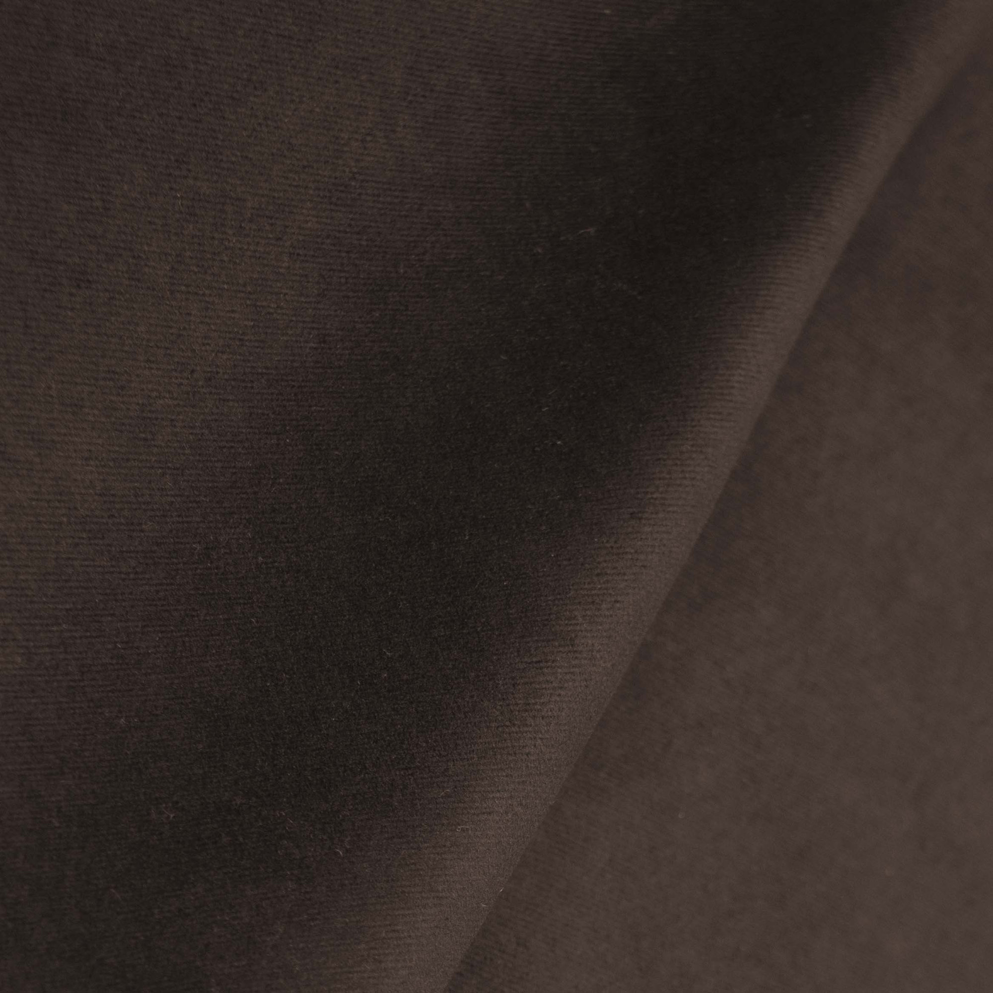 Armstrong Cotton Parsons Chair in Twill White, Classic Chocolate Velvet