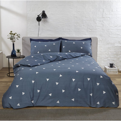 Anaclet Cotton Geometric Shapes Duvet Cover with Pillowcases