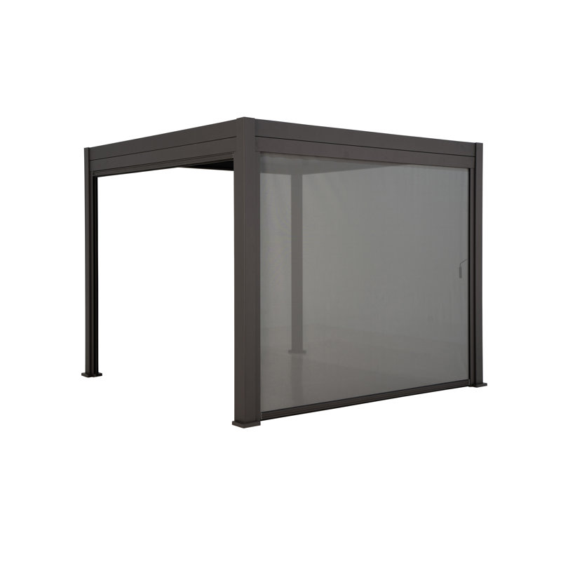 Basmah Privacy Screen, Black, 236.5 x 279.1cm