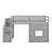 Twin Size Loft Bed With Storage Staircase And Window-119971408