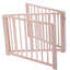 Clôture 17,5 po pour animaux de compagnie, pin, pliable pour contrôler l'accès à l'intérieur, bois de pin, commodité