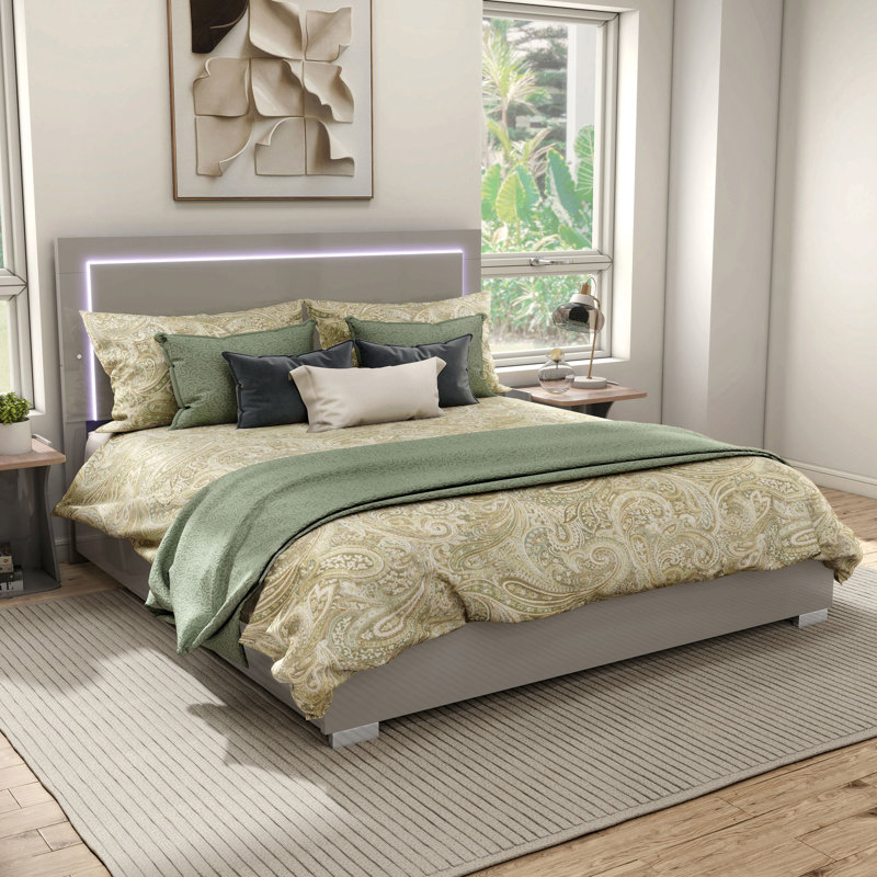 Lit Duckworth, King, Gris taupe