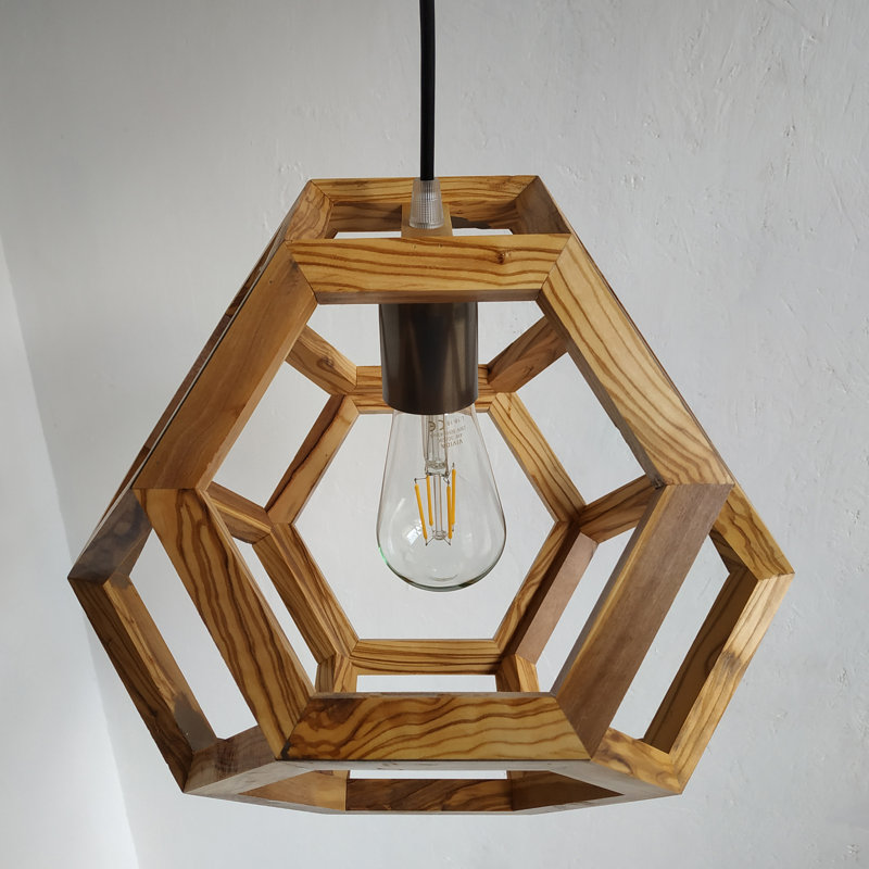 Chewelah 1 - Light Oil Geometric Pendant