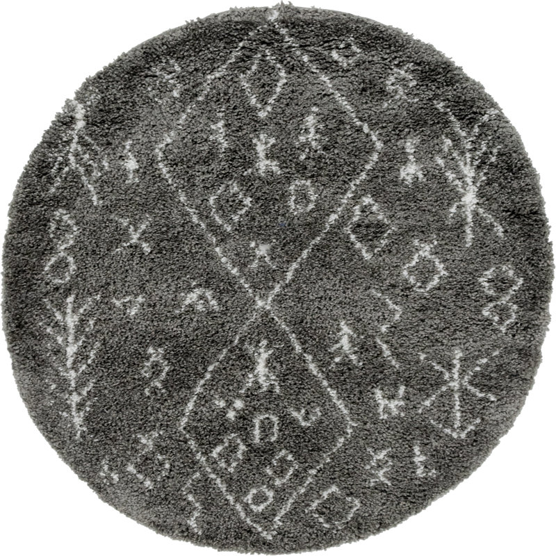 Southwestern Shag Area Rug, Round 152cm