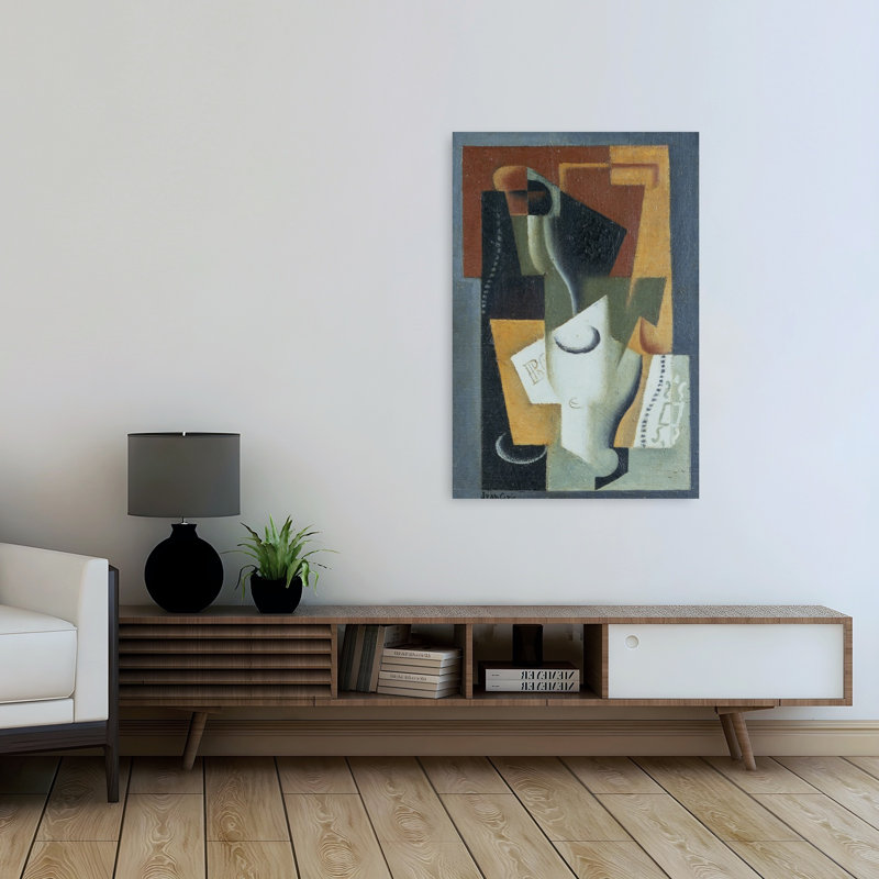 Nature morte, 1919, estampe d'art mural abstrait contemporain, 48" H x 32" W