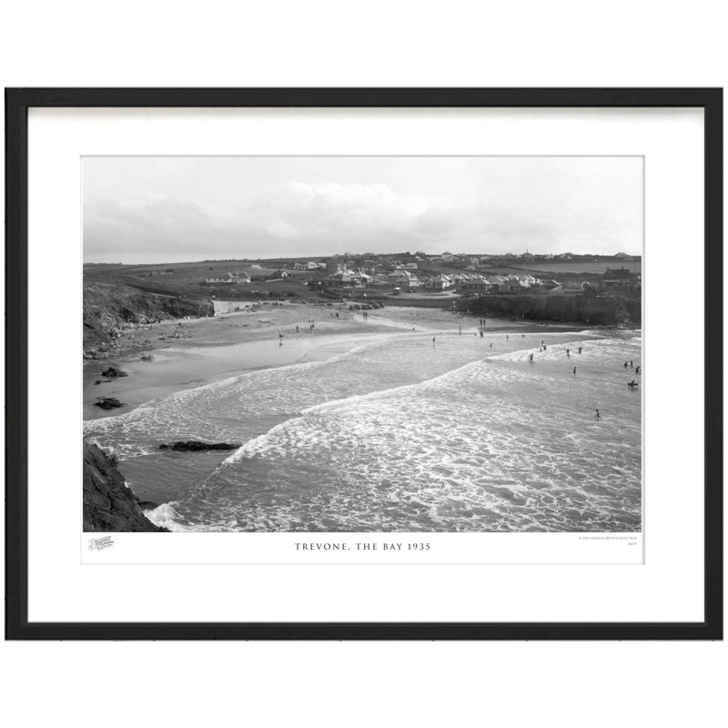 Trevone, The Bay 1935 by Francis Frith - Single Picture Frame Print, 28cm H x 36cm W x 2.3cm D