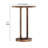 Round Accent Table With Unique Open Oval Pedestal