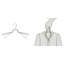 Adelbjrno Plastic Standard Hanger for Dress/Shirt/Sweater