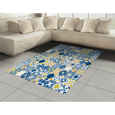 Allan Patterned Hand Woven Area Rug