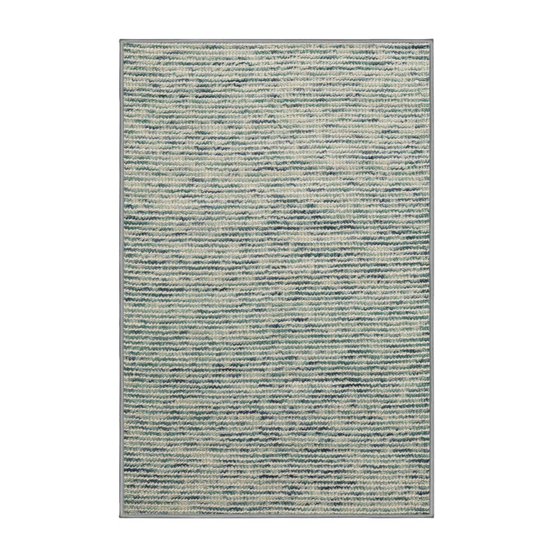 Tapis contemporain gris, Rectangle 2 pi x 5 pi