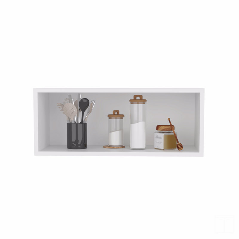 Armoire murale H 12 po, 1 tablette spacieuse, H 12 po x l 18,4 po x P 12,5 po, Blanc