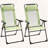 Outsunny Folding Patio Chairs, Set of 2, with Adjustable Sling Back-1295384063