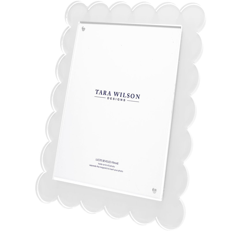Floater Picture Frame, White, 11" W x 13" H