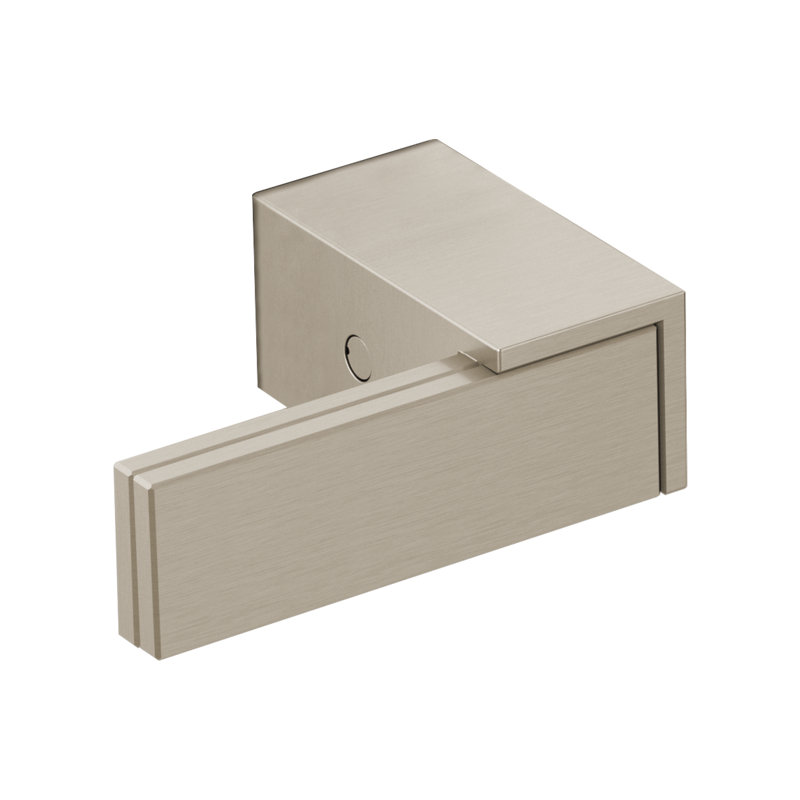Siderna® Two-Handle Wall Mount Tub Filler, Brushed Nickel, Lever