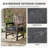 Outdoor 4” Seat Cushions And 19”X19” Outdoor Cushions Dining Seat Cushions -2140156050