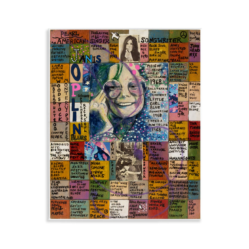 Art mural Janis Joplin par Sabin