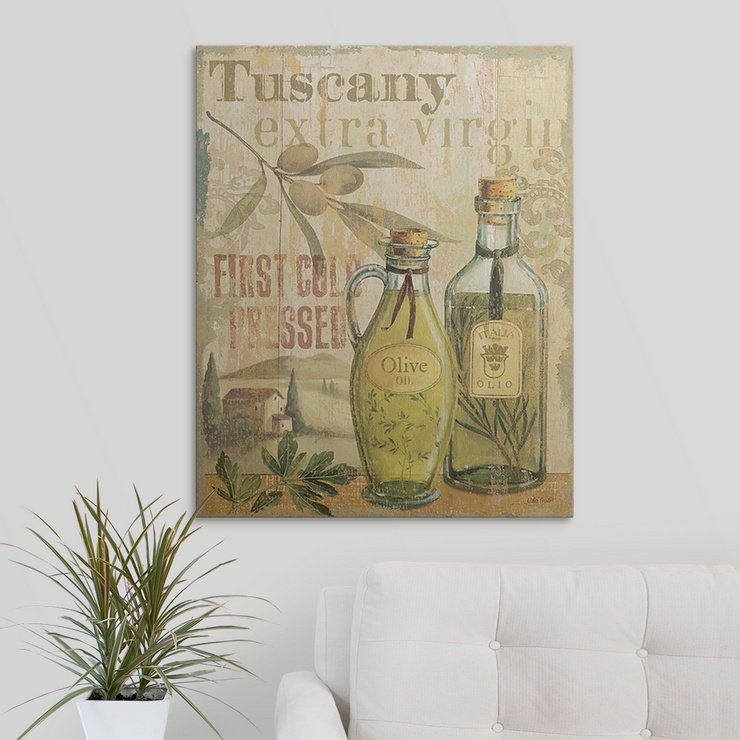 « ii » par lisa audit Olio di Oliva, H 30 po x l 24 po x P 1,5 po, Toile