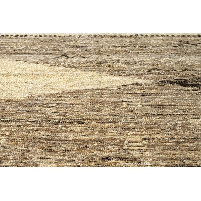 Plemmons Solid Colour Hand Woven Area Rug, Rectangle 200 x 290cm