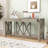 60-Inch Wood Console Table with Spacious Drawers, X-Leg Design-788878810