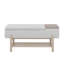 Banc rembourré avec range-chaussures, banc de rangement avec pieds en bois d'hévéa, banc d'entrée avec compartiment caché-1312742024