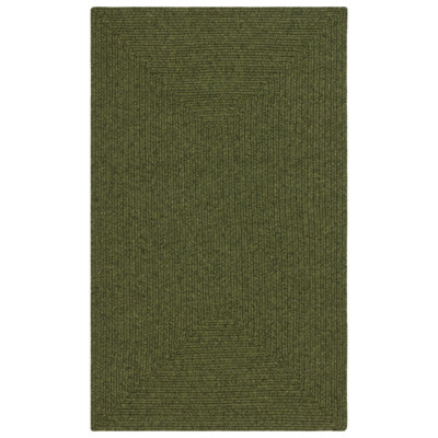 Garbrand Braided Hand Woven Performance Machine Washable Solid Colour Indoor/Outdoor Area Rug