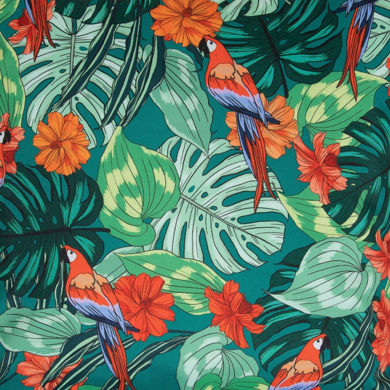 Parrot Indoor-Outdoor Cushion, Multicolour