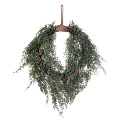 Gurasees Faux Cedar Wreath