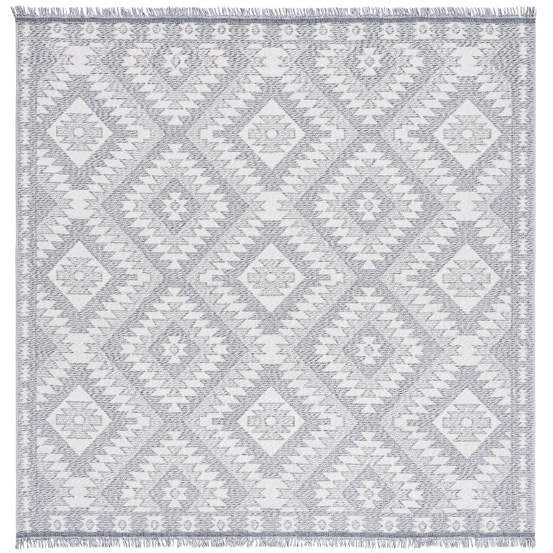 Lacie Performance Southwestern Rug, Square 6'7"