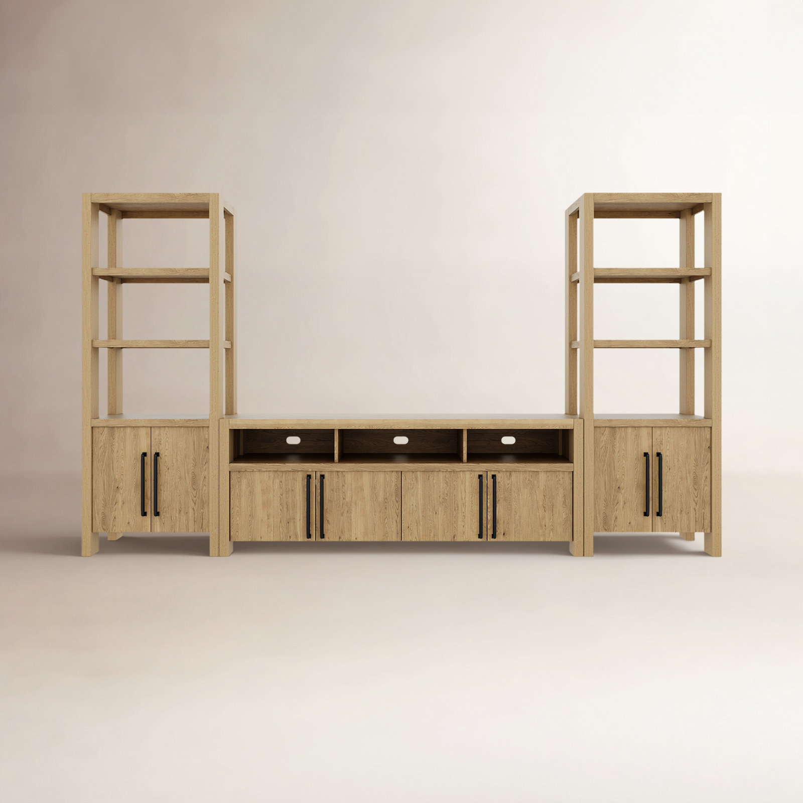 Laroche Oak Entertainment Center