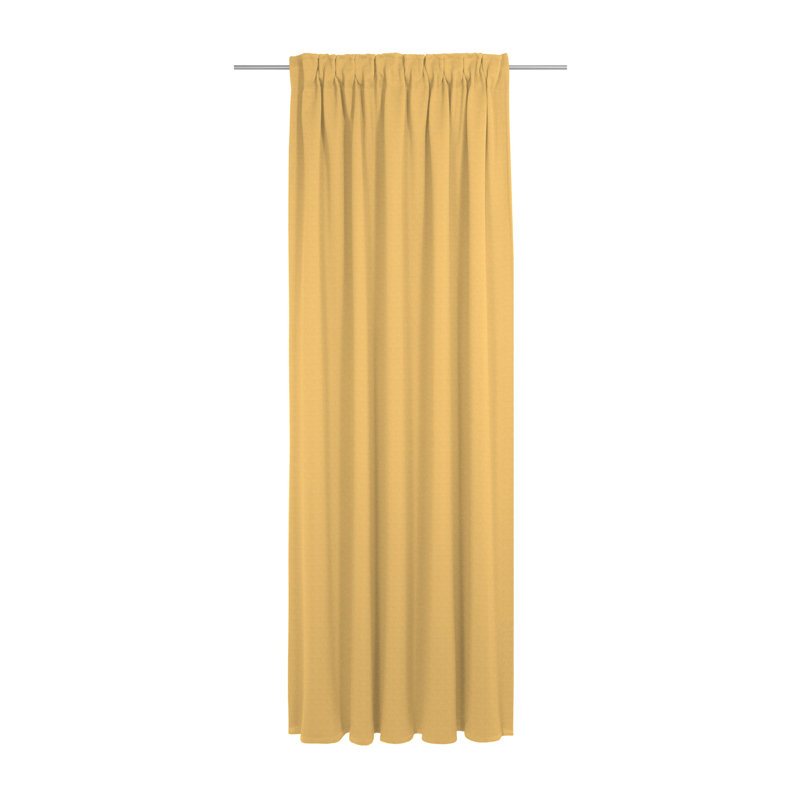 Uni Collection, scarf with multifunctional band, opaque, Yellow, 142cm wide x 345cm high