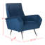 Fauteuil 27,5 po en velours capitonné-23514799